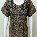 Black Pure Cotton Nighty Soft & Comfortable