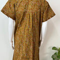 Mustard Pure Cotton Women's Nightgonw