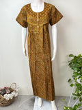 Mustard Pure Cotton Women's Nightgonw