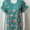 Mint Green Pure Cotton Nighty Elegant & Comfortable