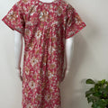 Peach Double Printed 100% Cotton Nightgown