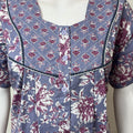 Floral Printed Pure Cotton Nightgown for Women