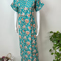 Mint Green Pure Cotton Nighty Elegant & Comfortable