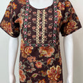 Floral Printed Pure Cotton Nightgown for Women