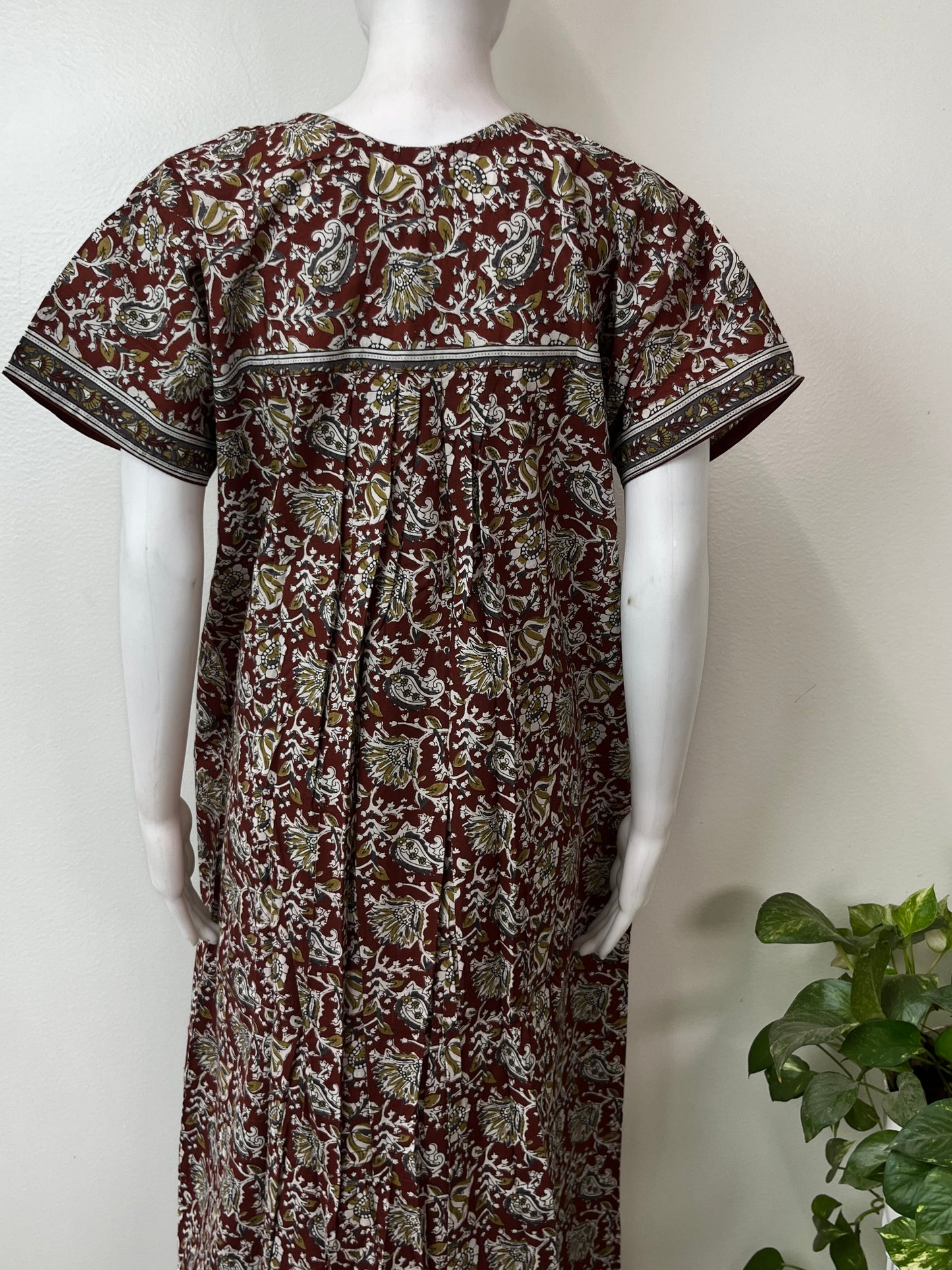 Brown 100% Cotton Nighty Soft & Comfortable
