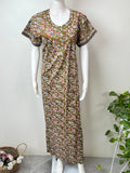Mustard Pure Cotton Women's Nightgown