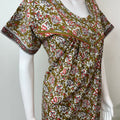 Mustard Pure Cotton Women's Nightgown