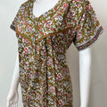 Mustard Pure Cotton Women's Nightgown