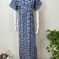 Royal Blue 100% Cotton Nighty Soft & Comfortable