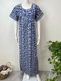 Royal Blue 100% Cotton Nighty Soft & Comfortable