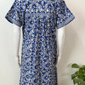 Royal Blue 100% Cotton Nighty Soft & Comfortable