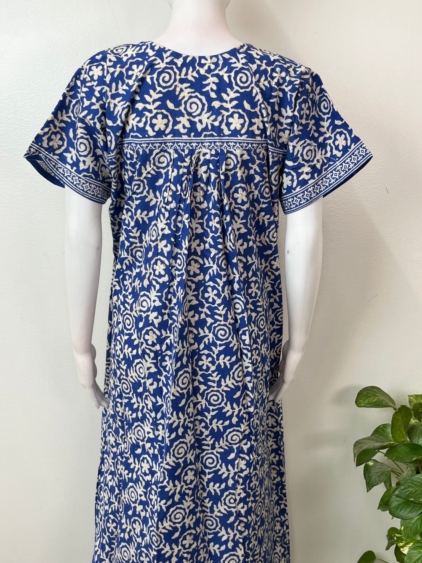 Royal Blue 100% Cotton Nighty Soft & Comfortable