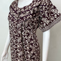 Brown Printed 100% Cotton Nightgown