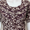 Brown Printed 100% Cotton Nightgown