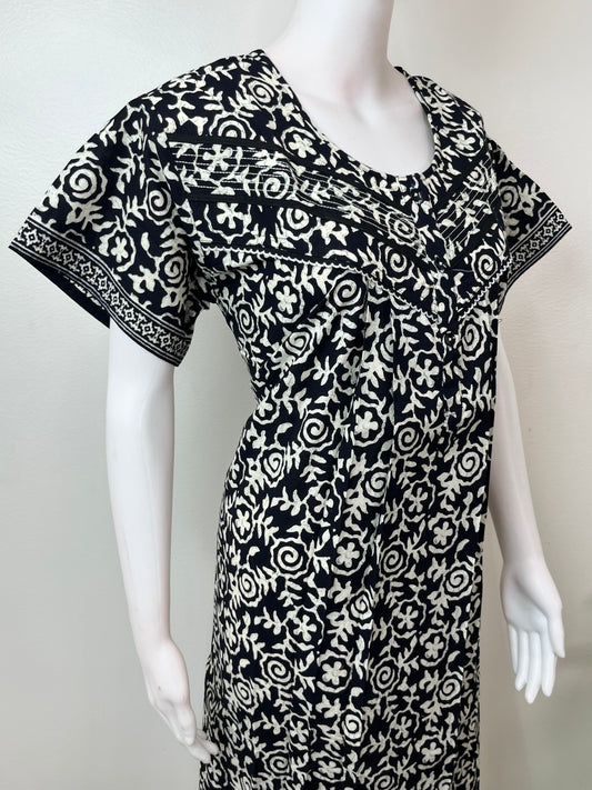 Black Elegant & Comfortable Pure Cotton Nighty