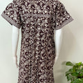 Brown Printed 100% Cotton Nightgown