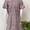 Pink & Gray Pure Cotton Nightgown