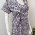 Floral Printed 100% Cotton Women's Nightgown