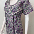 Floral Printed 100% Cotton Women's Nightgown