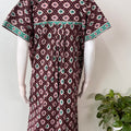 Brown Pure Cotton Nighty for Women