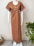 Coffee Pure Cotton Nightgown for Women