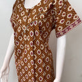 Coffee Pure Cotton Nightgown for Women