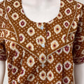Coffee Pure Cotton Nightgown for Women