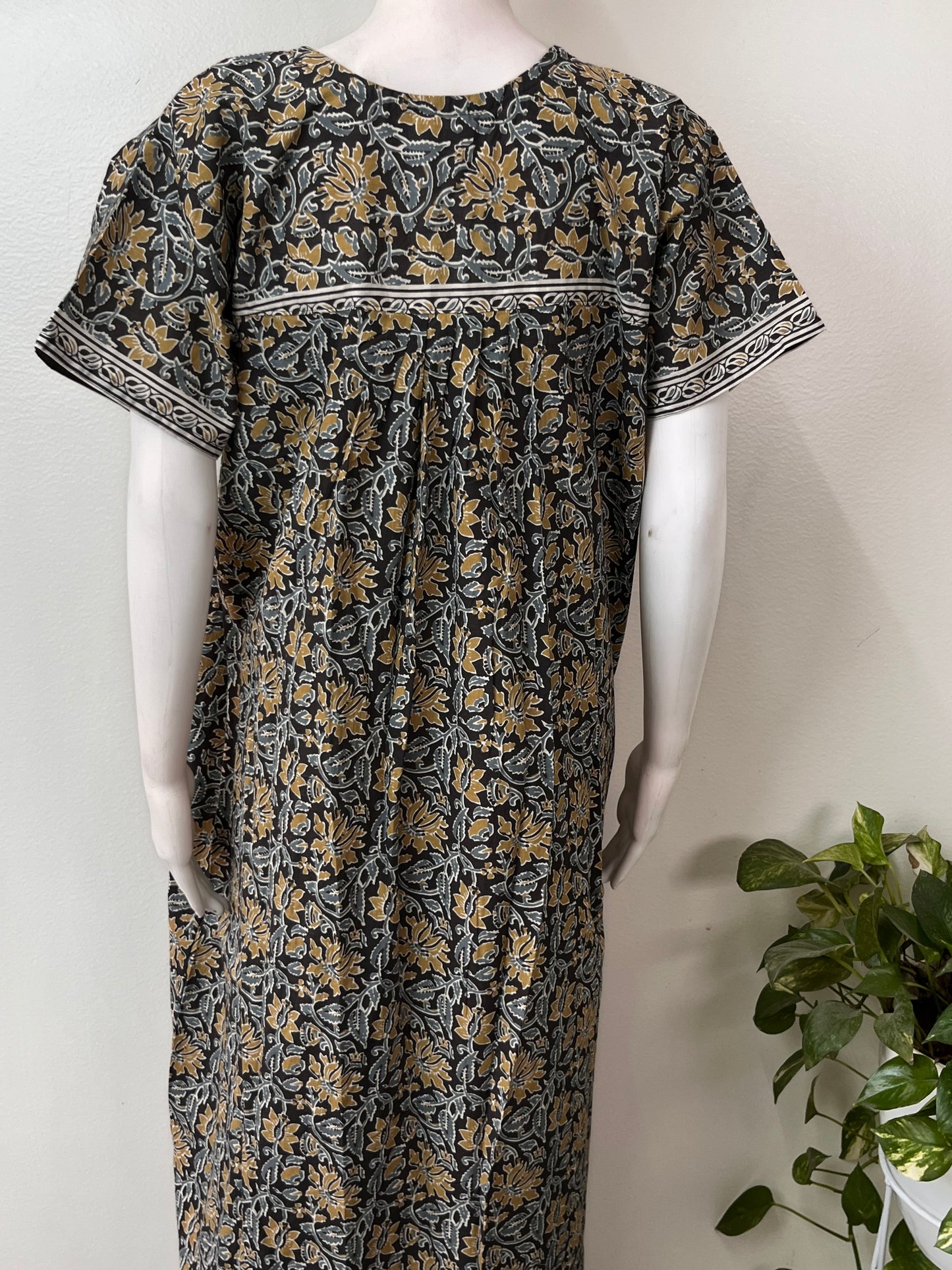 Floral Printed Pure Cotton Nighty for Women