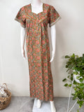 Bottle Green Pure Cotton Nightgown for Women