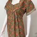 Bottle Green Pure Cotton Nightgown for Women