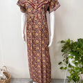 Maroon 100% Cotton Nightgown for Women