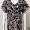 Black Elegant & Comfortable 100% Cotton Nighty
