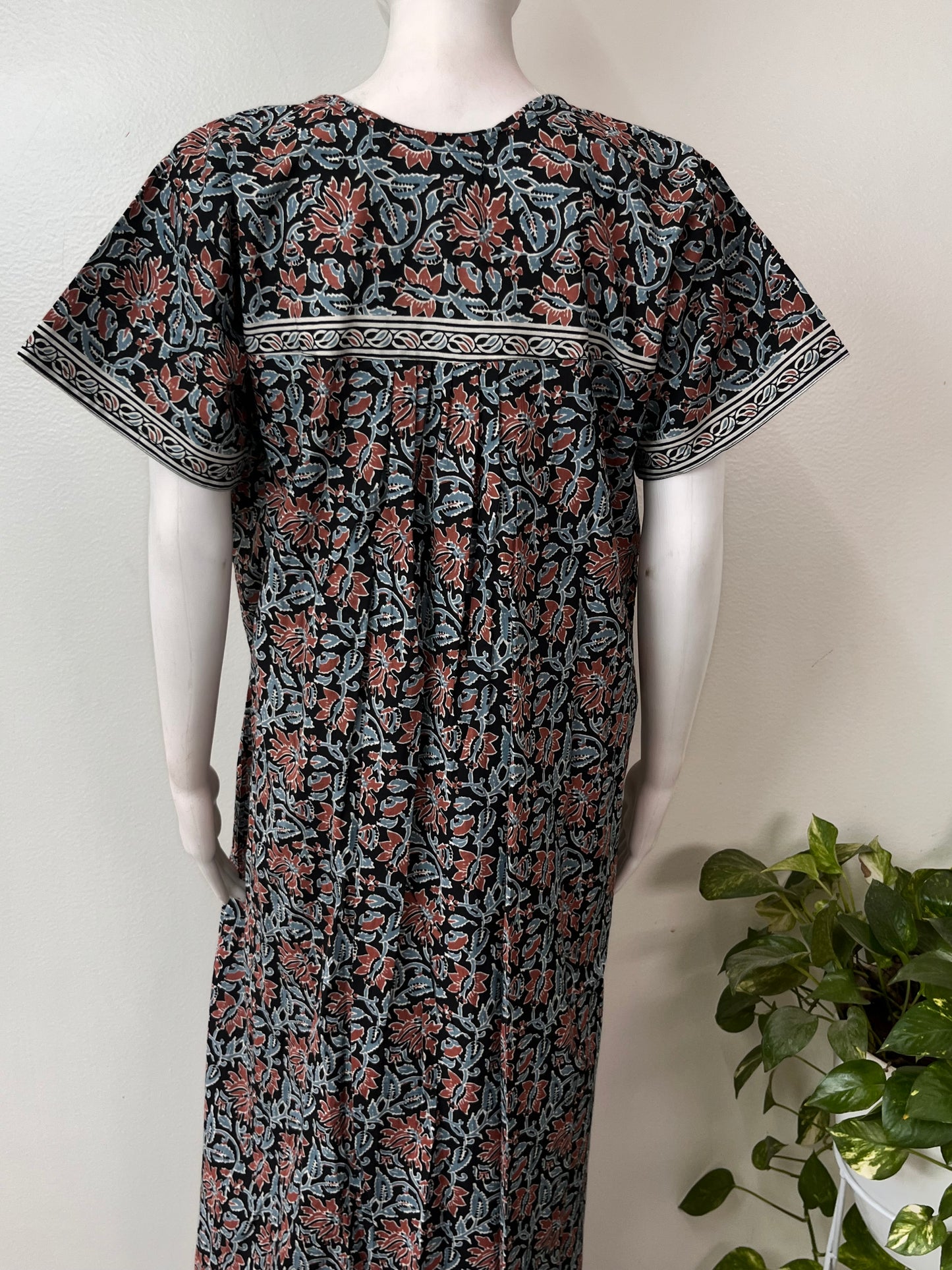 Black Elegant & Comfortable 100% Cotton Nighty