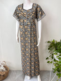 Floral Printed Pure Cotton Nighty for Women