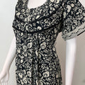 Black Pure Cotton Nighty Elegant & Comfortable