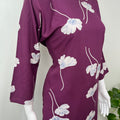 Purple Rayon Night Suit