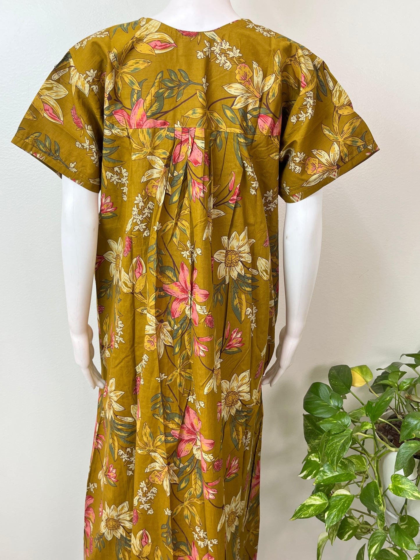 Mustard 100% Cotton Nighty