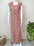 Orange Soft & Stylish Pure Cotton Nighty