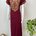 Maroon Luxury in Every Thread- Bizzylizzy Nighty