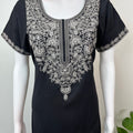 Black Premium Bizzylizzy Embroidered Nighty