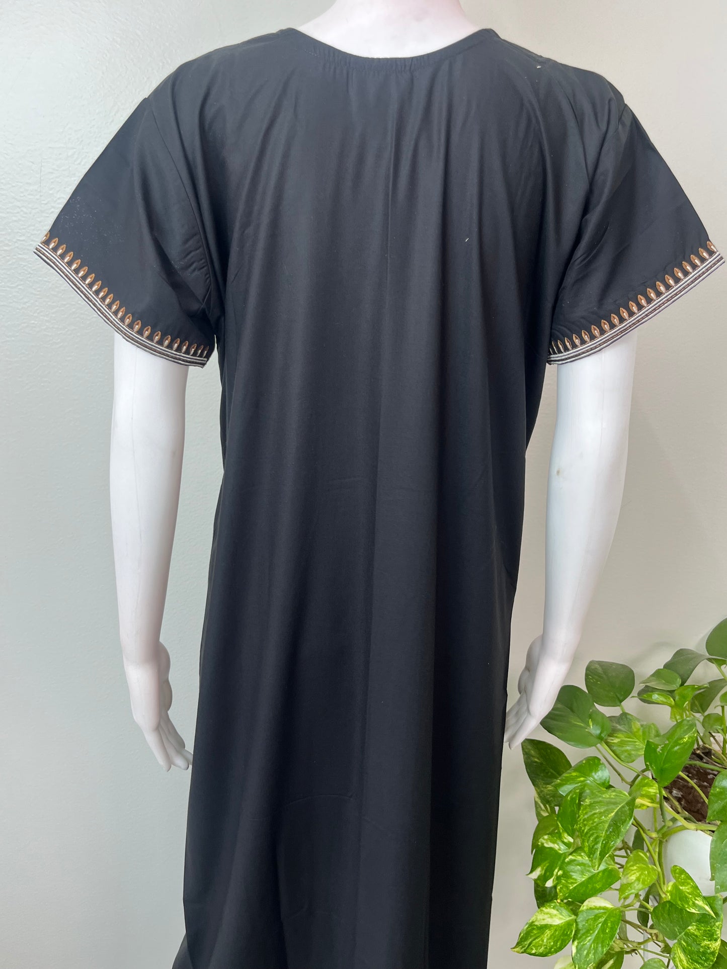 Black Premium Bizzylizzy Embroidered Nightgown