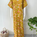 Mustard 100% Cotton Nighty Comfortable & Elegant