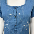 Breathable Denim Look Nightgown