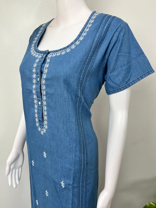 Women's Soft Denim Nightwear