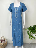 Women's Soft Denim Nightwear
