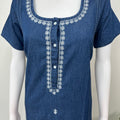 Casual Cotton Denim Nighty