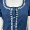 Casual Cotton Denim Nighty