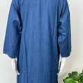 Breathable Denim Look Nighty with 3/4th Sleeves