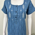 Breathable Denim Look Nightgown