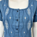 Breathable Denim Look Nightgown